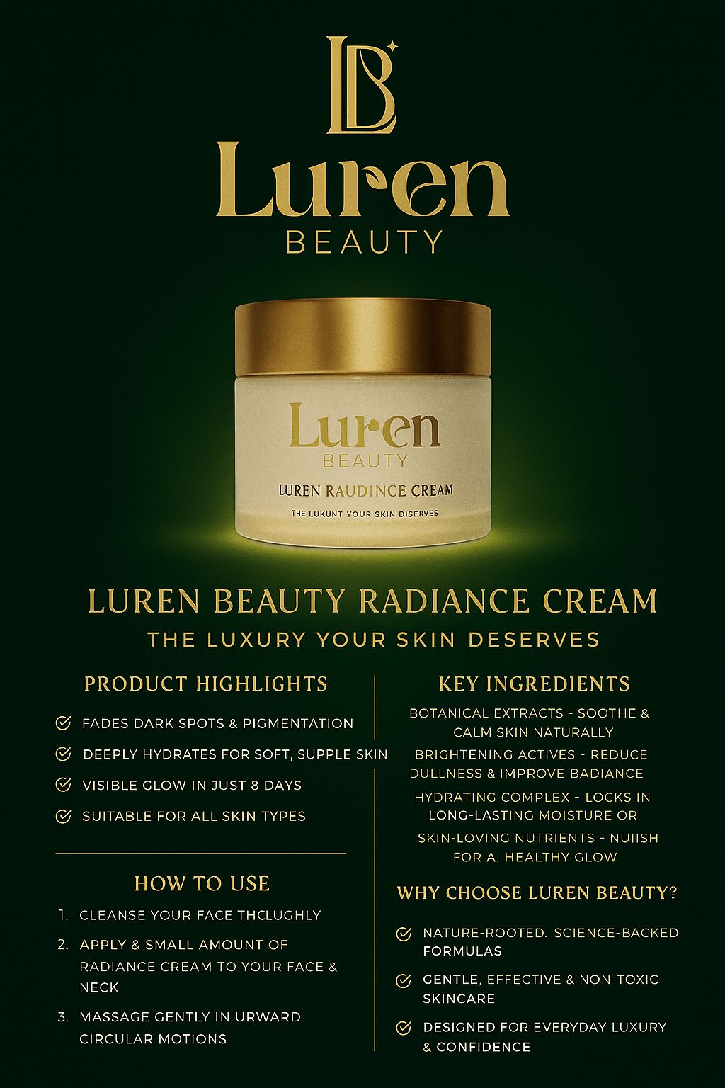 LUREN Beauty Radiance Cream
